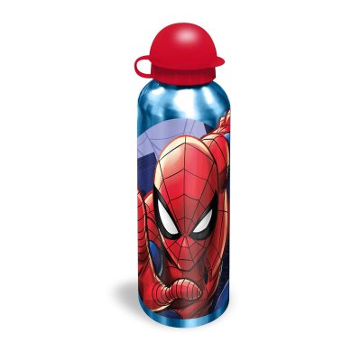 Botella aluminio Spiderman Marvel 500ml - azul