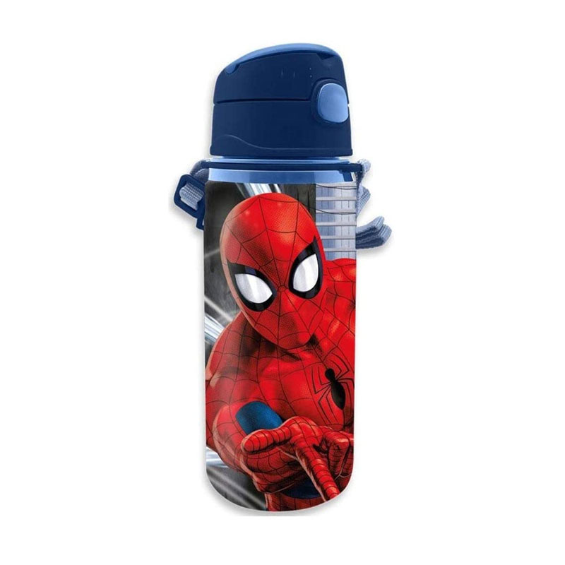 Distribuidor mayorista de Botella robot pop up 600ml Spiderman