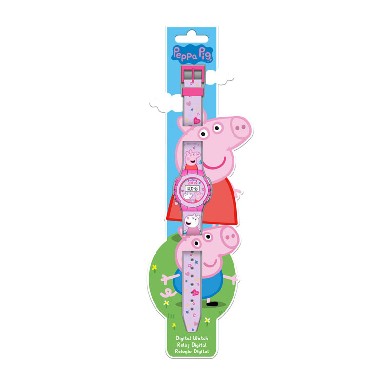 Distribuidor mayorista de Reloj digital Peppa Pig Friends 22cm