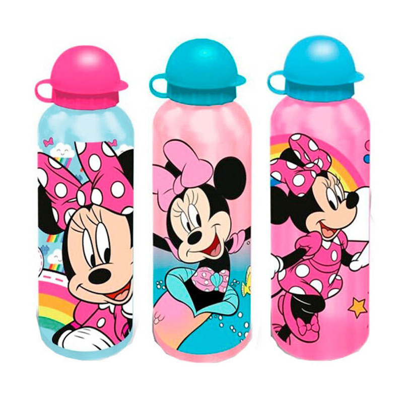 Botella aluminio Minnie Mouse Pink 500ml
