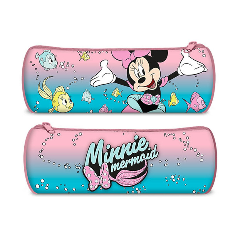 Estuche cilíndrico 22cm Minnie Mouse