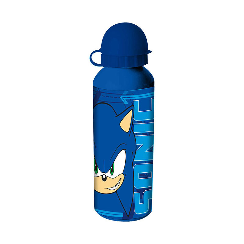 Distribuidor mayorista de Botella aluminio 500ml Sonic The Hedgehoc - azul