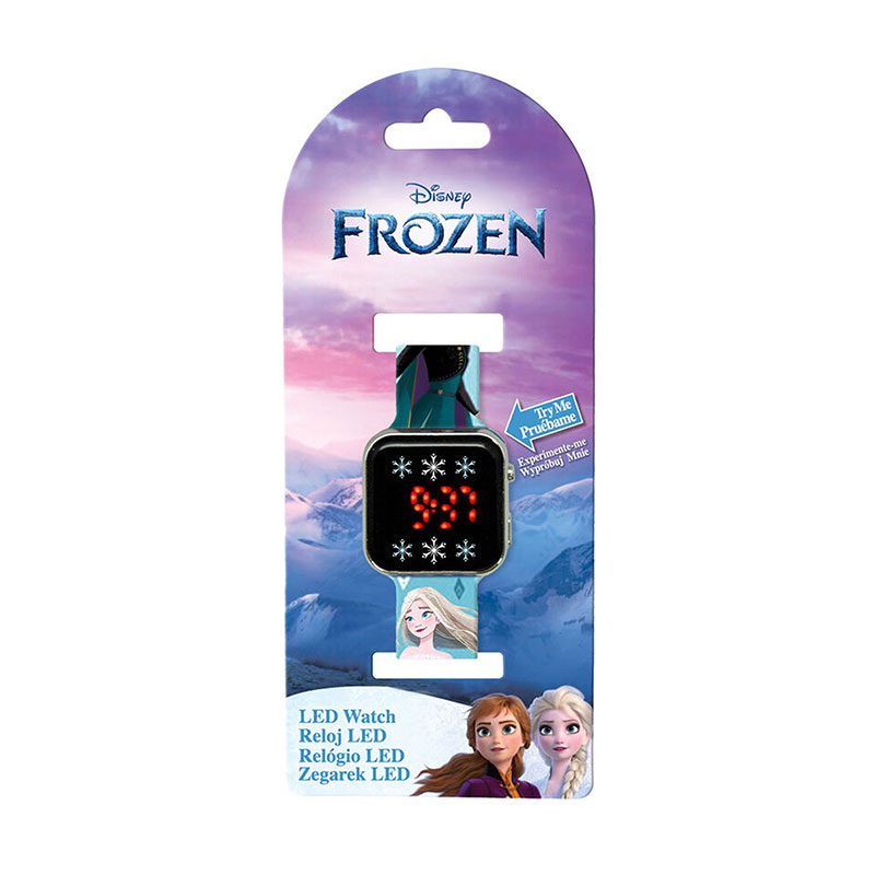 Reloj LED Ana y Elsa Frozen Disney