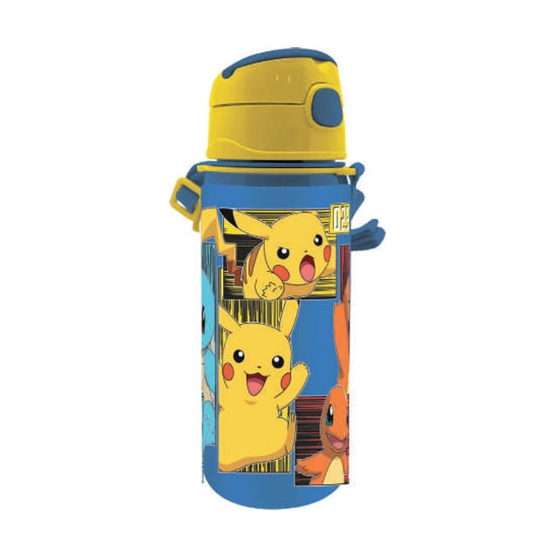 Botella robot pop up Pokemon 600ml