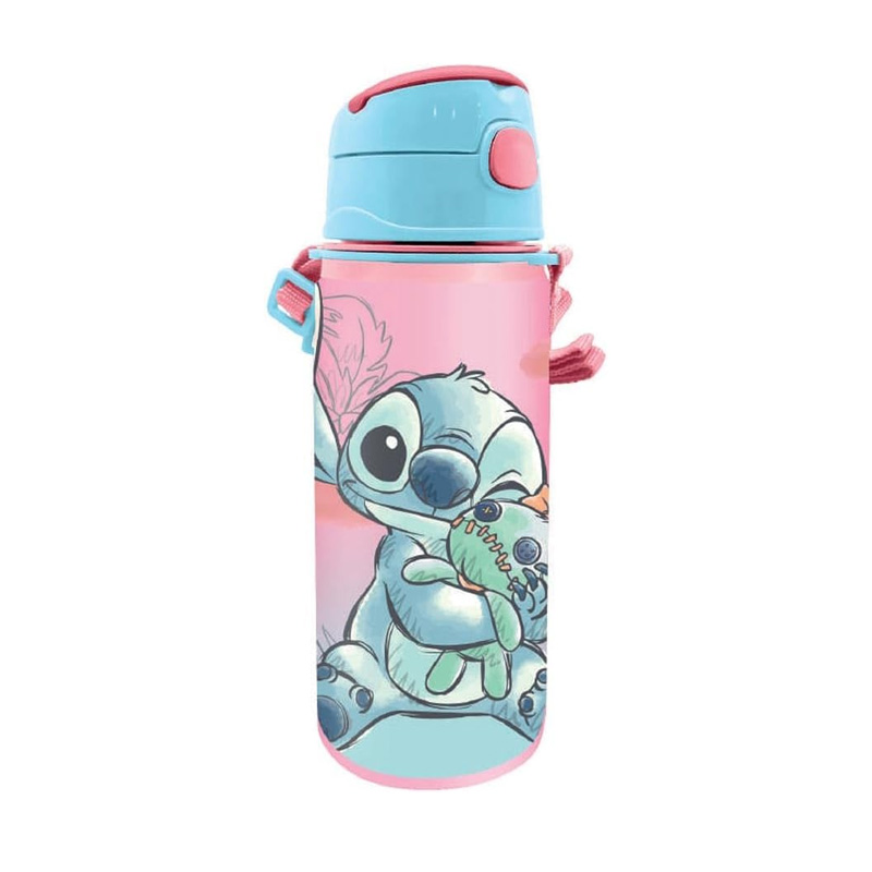 Botella robot pop up Stitch Disney 600ml