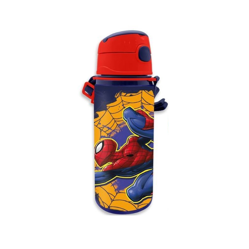 Botella robot pop up Spiderman 600ml 批发