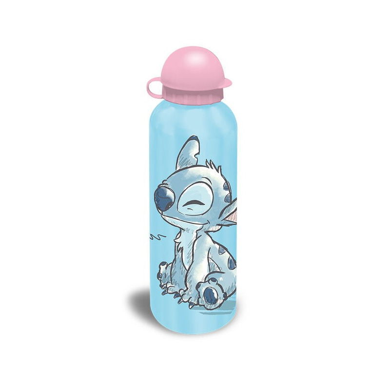 Botella aluminio Stitch Disney 500ml - azul