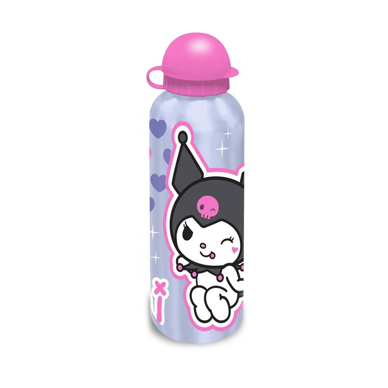 Botella aluminio Kuromi 500ml