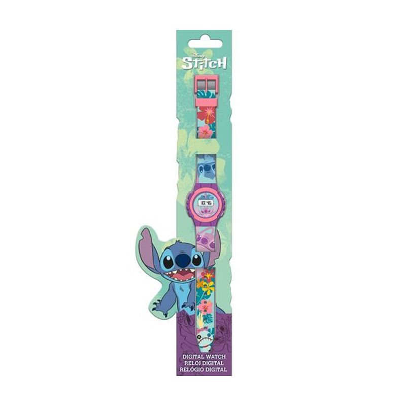 Reloj digital Stitch Aloha Disney 22cm