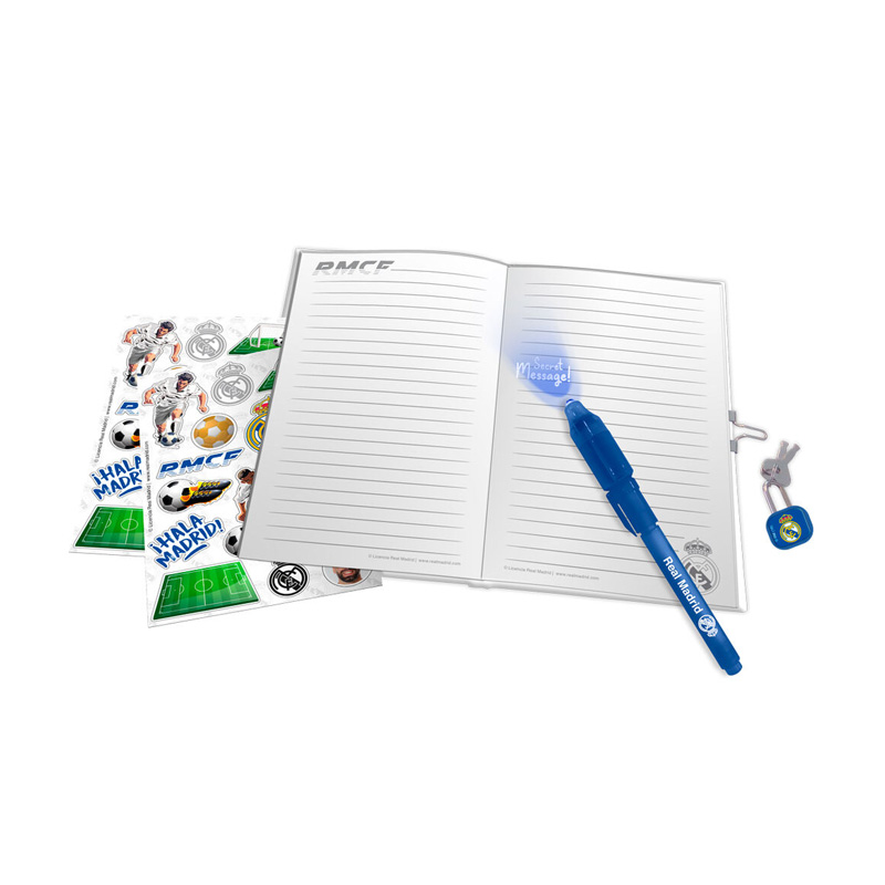 Distribuidor mayorista de Diario c/bolígrafo tinta mágica Real Madrid