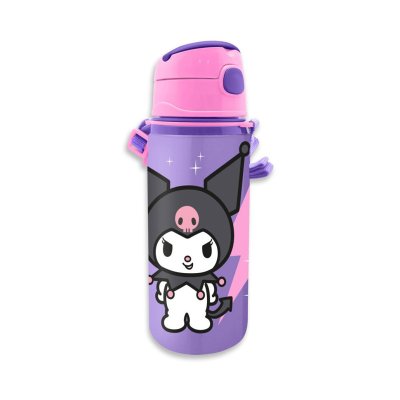 Botella robot pop up Kuromi Hello Kitty 600ml Botella robot pop up Kuromi Hello Kitty 600ml