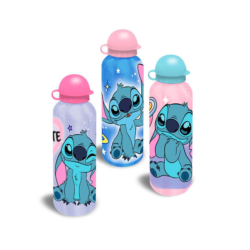 Botella aluminio Stitch Galaxy Disney 500ml