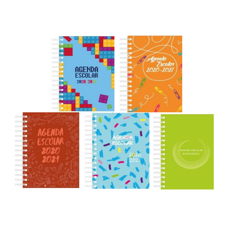 Agenda Escolar Plástico A5 2020/2021 21,5x16cm 批发