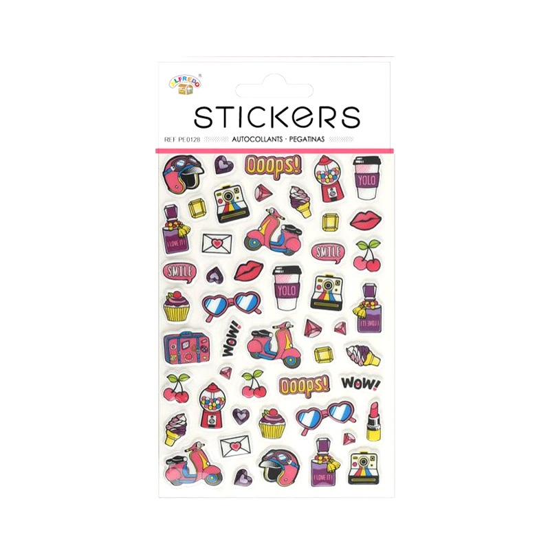 Pegatinas 3D Pink PE0128