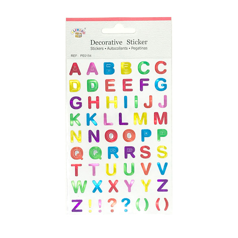 Distribuidor mayorista de Pegatinas Letras brillantes