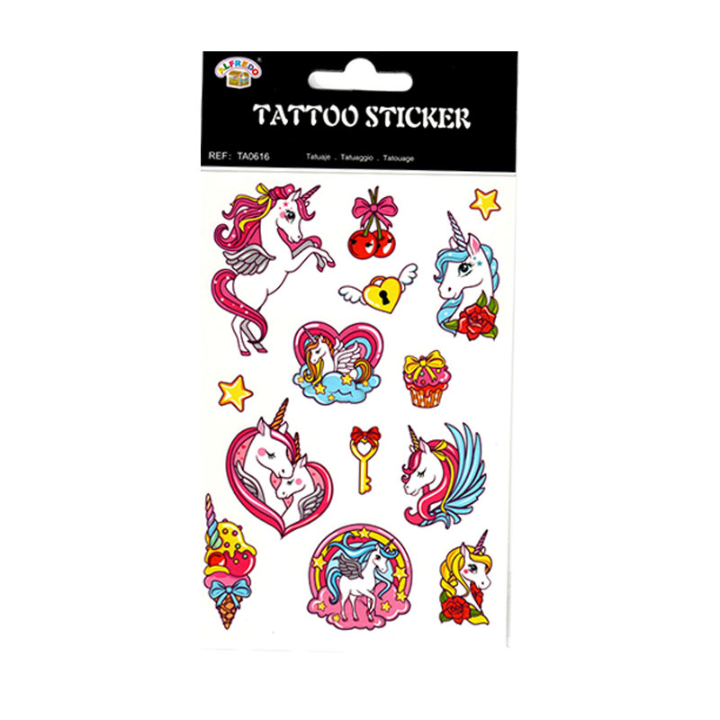 Distribuidor mayorista de Tatuajes temporales infantiles - Unicornios
