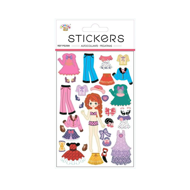 Pegatinas 3D Muñeca PE2580