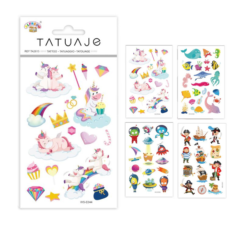 Tatuajes temporales infantiles apara niños
