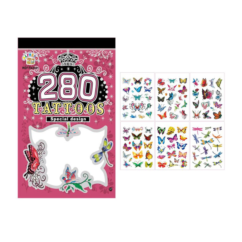 Set de 280 tatuajes temporales TA2641