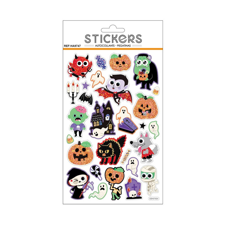 Pegatinas 3D Monstruos Halloween HA9747