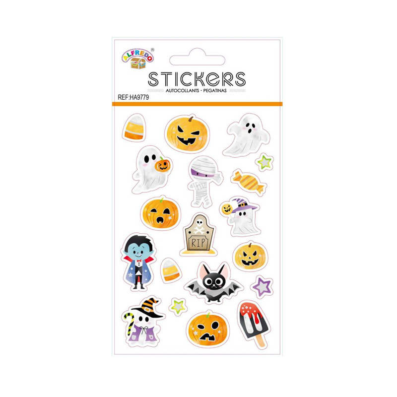 Pegatinas 3D Fantasmas y Monstruos Halloween HA9779
