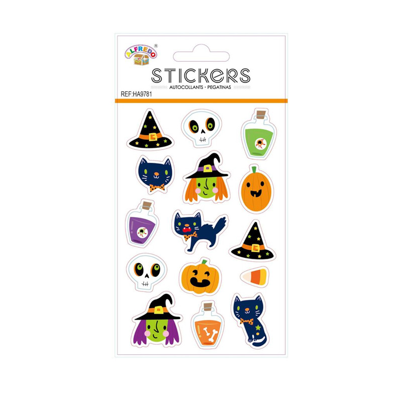 Pegatinas 3D Bruja Halloween HA9781
