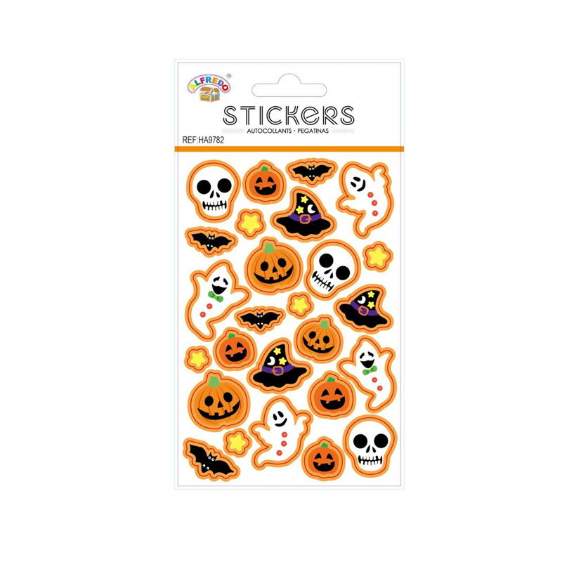 Pegatinas 3D Fantasmas y Calabazas Halloween HA9782