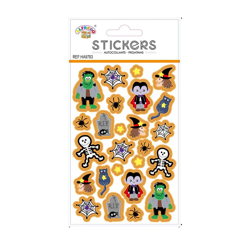 Pegatinas 3D Monstruos Halloween HA9783