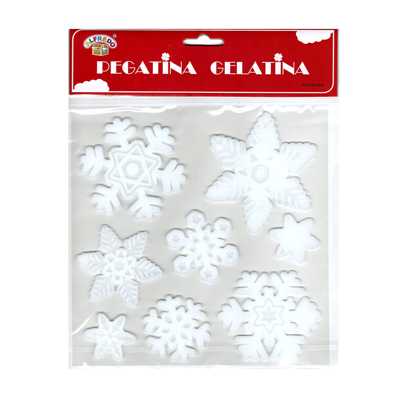 Decoración pegatinas gelatina Navidad - NV9856