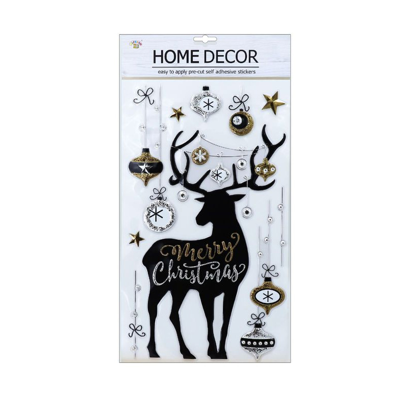 Decoración 3D pegatinas Copos de nieve Navidad - NV9949