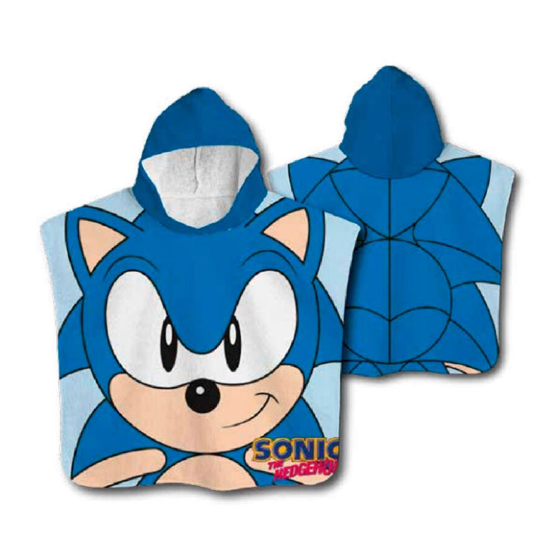 Poncho toalla microfibra 50x100cm Sonic