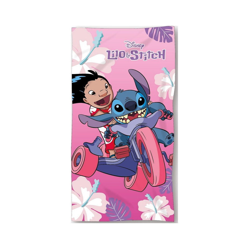 Distribuidor mayorista de Toalla microfibra Lilo & Stitch Disney 70x140cm 245g/m²