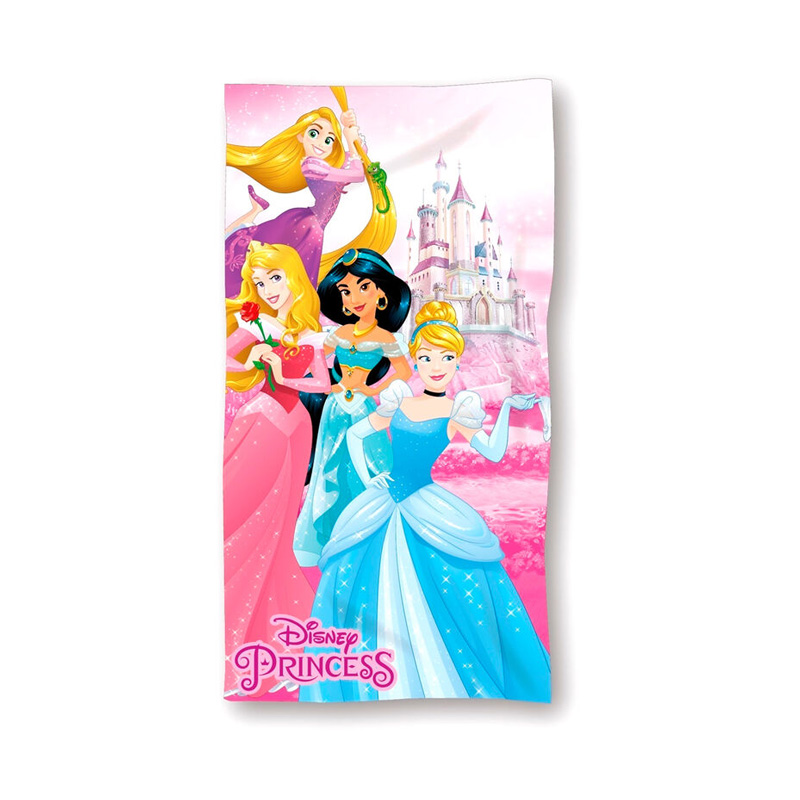 Toalla microfibra Princesas Disney 70x140cm 245g/m² 批发
