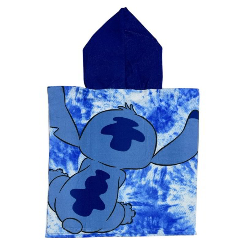 Distribuidor mayorista de Poncho toalla 50x100cm Stitch microfibra 245 gsm