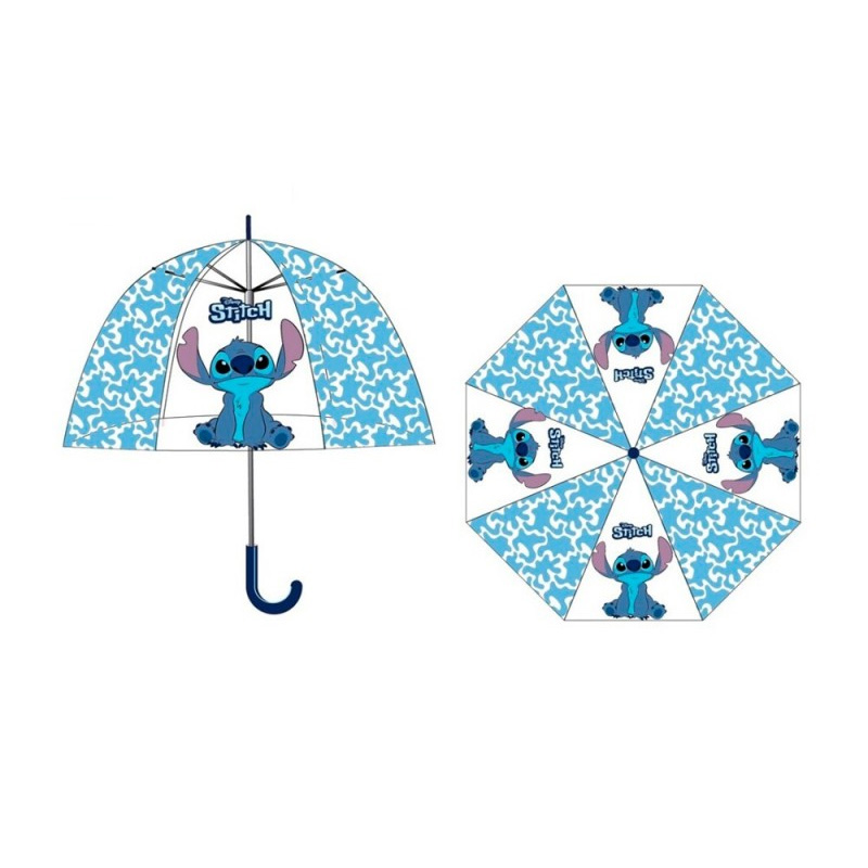 Paraguas automático cúpula Stitch Disney 67cm - azul