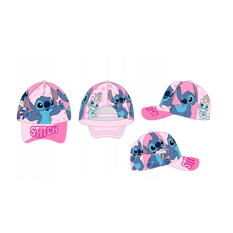 Gorra 52-54cm Stitch Disney - rosa