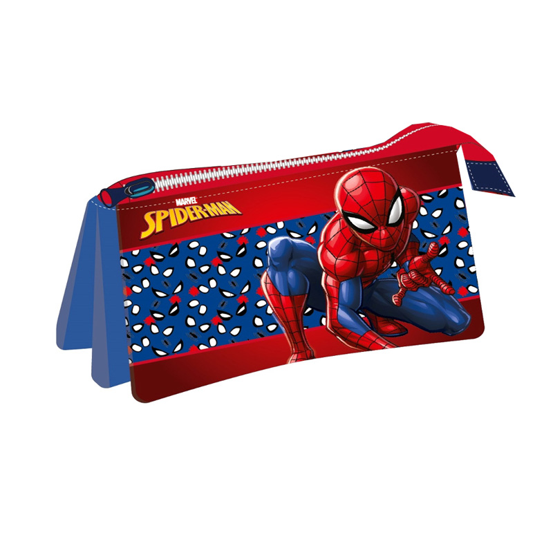 Estuche triple 22cm Spiderman Marvel