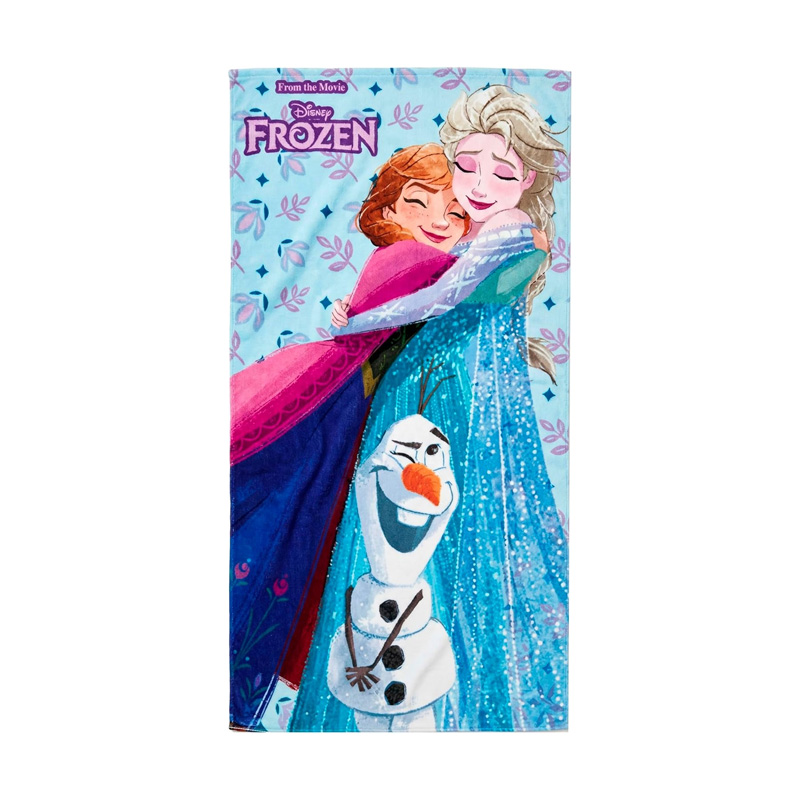 Toalla microfibra poliéster 70x140cm Frozen Disney 245gsm