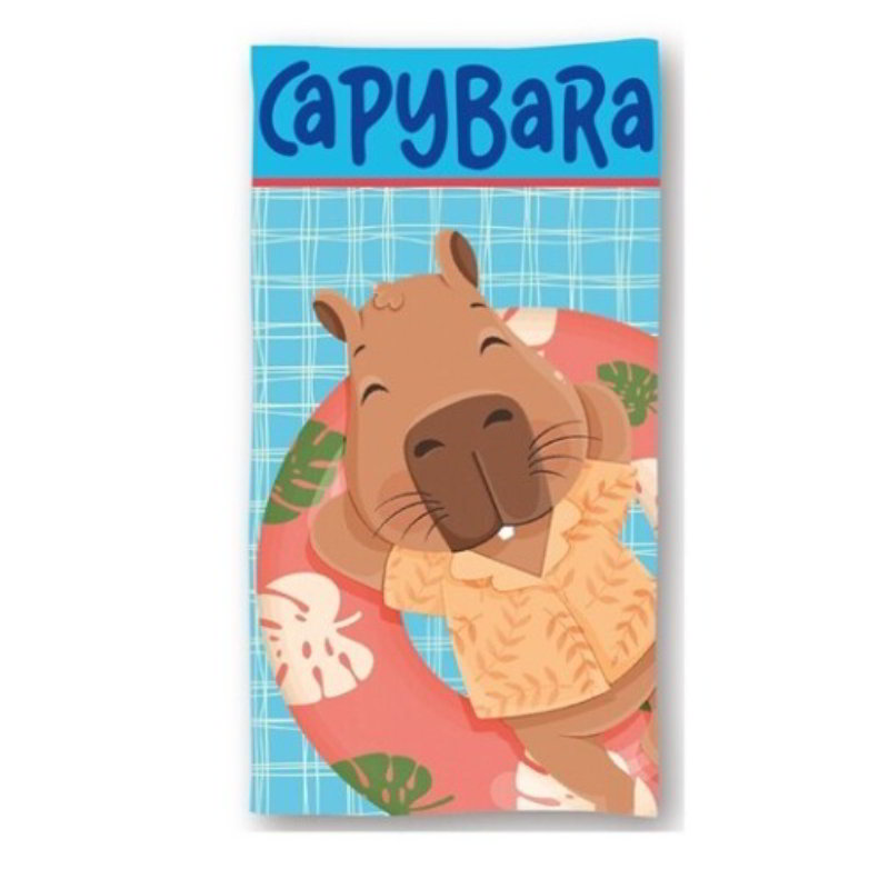 Toalla microfibra 70x140cm Capybara