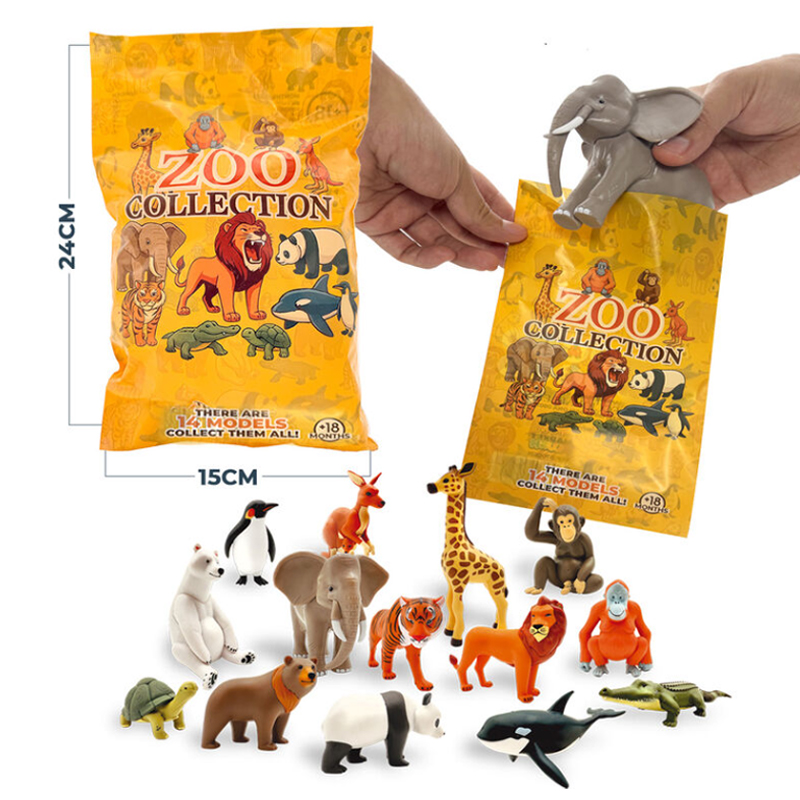 Distribuidor mayorista de Sobres figuras animales Zoo Collection