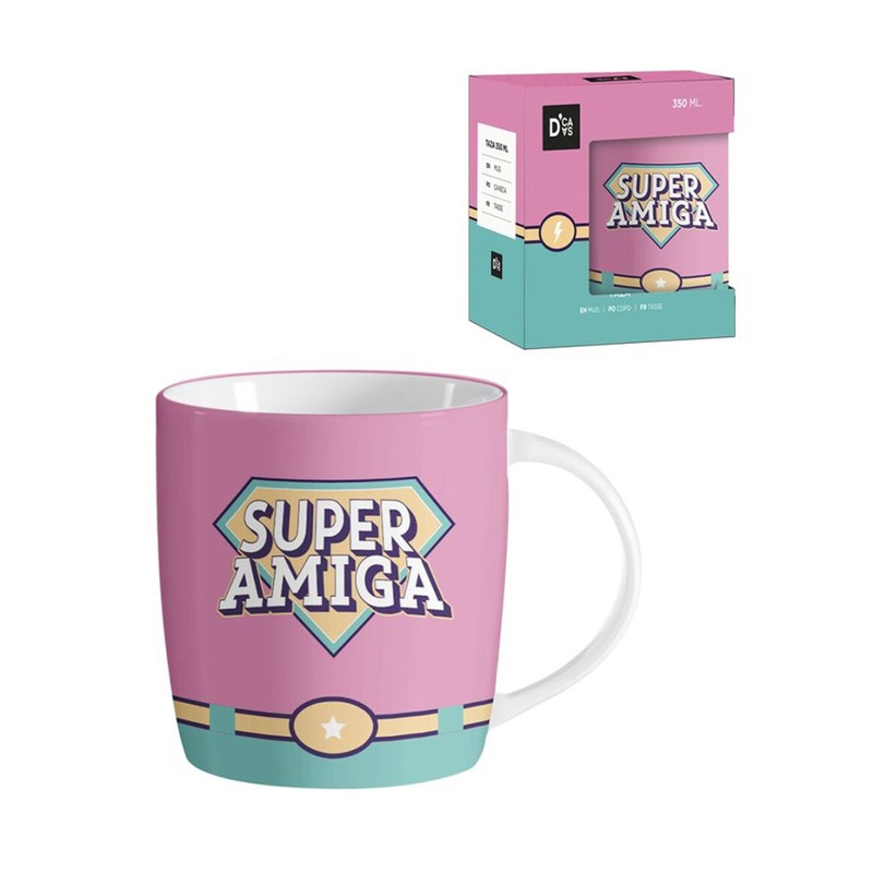 Taza cerámica frases - Super Amiga