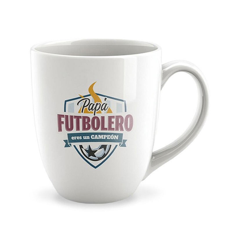 Taza cerámica frases - Papá futbolero eres un campeón