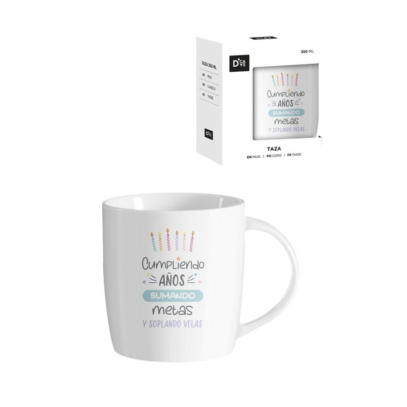 Taza cerámica frases - Cumpliendo años