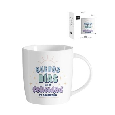 Taza cerámica frases - Buenos días Taza cerámica frases - Buenos días