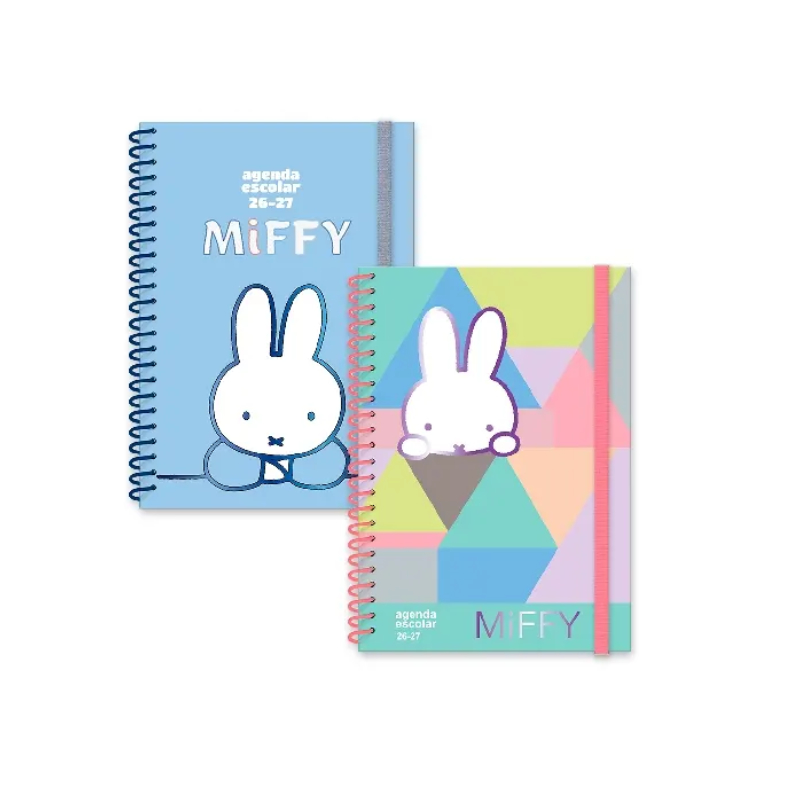 Agenda escolar A5 Miffy Día pagina 2026-2027