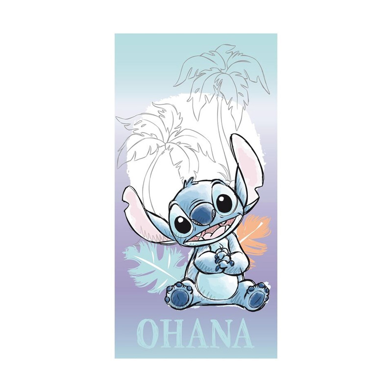 Toalla microfibra Stitch Ohana 70x140cm