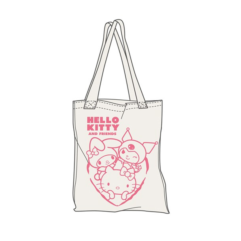 Bolsa tela Hello Kitty Friends 41cm
