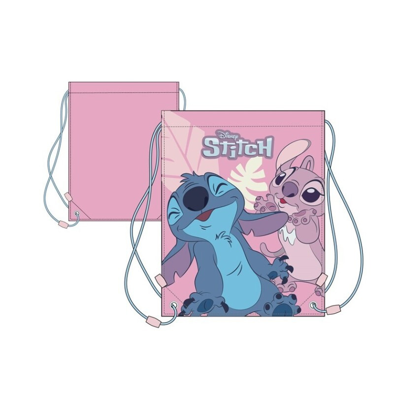Saco grande 40x35cm Stitch & Angel Disney