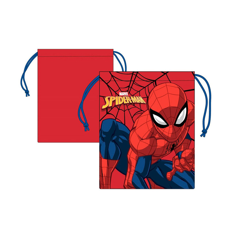 Saco pequeño Spiderman Marvel 26x21cm - rojo