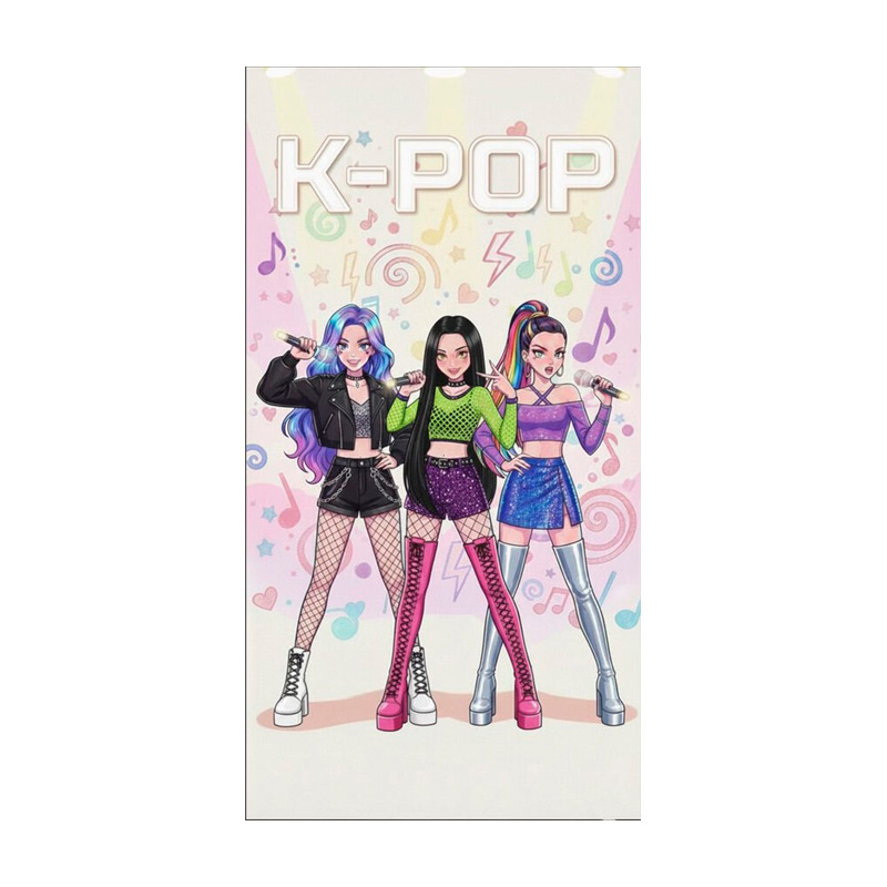 Toalla microfibra poliéster 140x70cm KPop